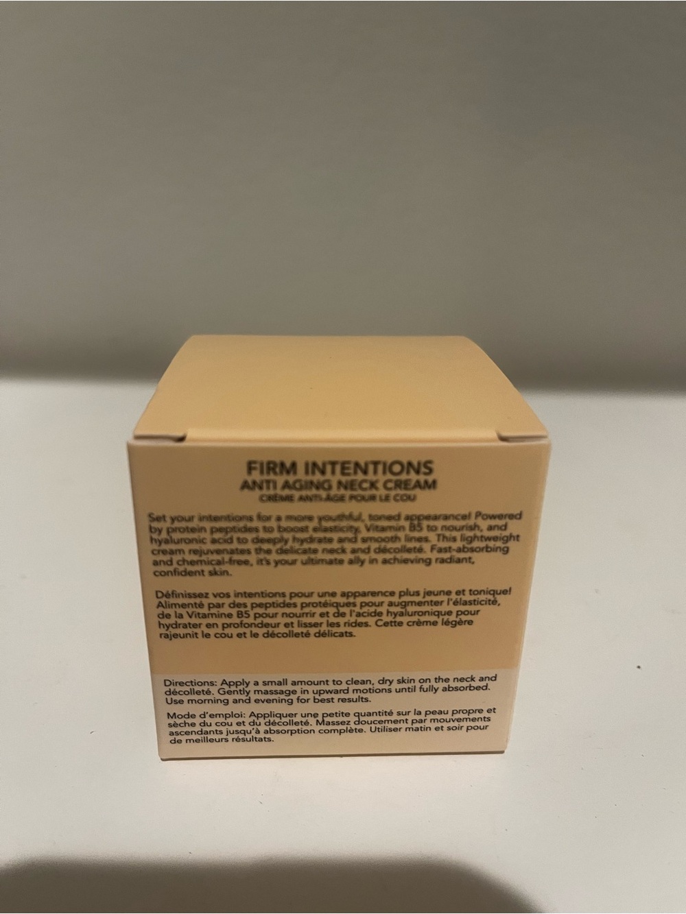 NIB Eight Saints Firm Intentions Anti Aging Neck Cream Protein Hyaluronic Acid - Picture 4 of 4